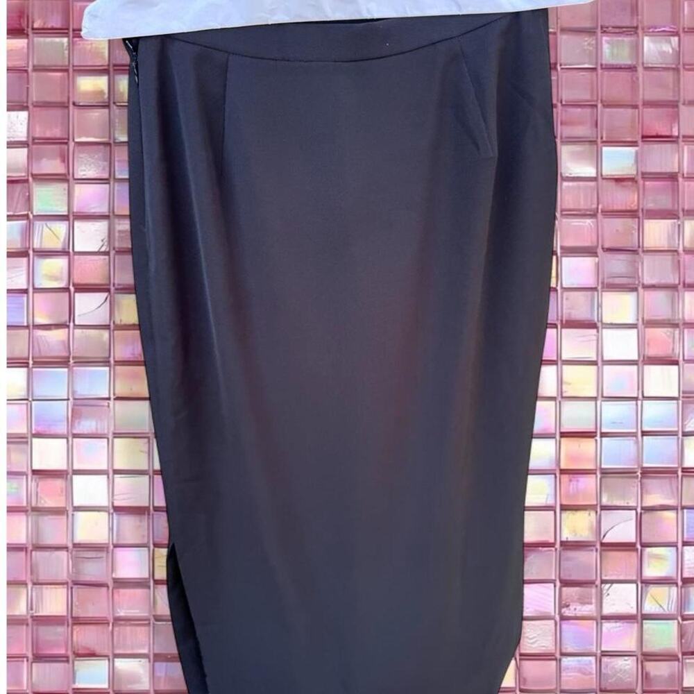 Casual corner black midi skirt